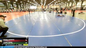 56 lbs Rd# 7- 10:45am Saturday Final Pool - Cohen Seidel, NCWAY National Team vs Maven Saferite, VA Hammers