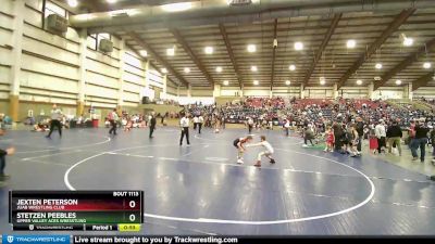 59 lbs Cons. Round 1 - Jexten Peterson, Juab Wrestling Club vs Stetzen Peebles, Upper Valley Aces Wresstling