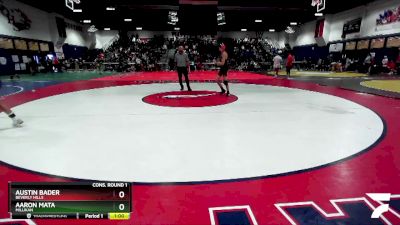 120 lbs Cons. Round 1 - Aaron Mata, Millikan vs Austin Bader, Beverly Hills