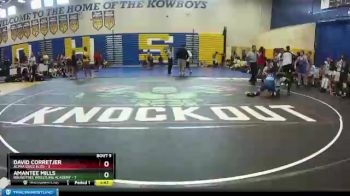 126 lbs Quarters & Wb (16 Team) - Amantee Mills, Roundtree Wrestling Academy vs David Corretjer, Alpha Dogz Elite