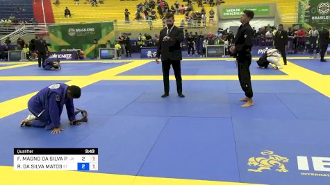 FRANCK MAGNO DA SILVA PINHEIRO vs RUAN DA SILVA MATOS 2024 Brasileiro Jiu-Jitsu IBJJF