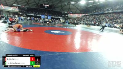 4A 160 lbs Champ. Round 1 - Joseph Schuyleman, Wenatchee vs Devan Carter, Graham-Kapowsin