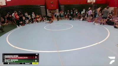 98 lbs Round 1 (6 Team) - Markess Byrd, Panhandle Regional Training Center vs Ryatt Rodden, BB Wrestling