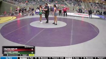 155 lbs Quarterfinal - Destinee Harris, Umpqua Community College vs Taliyah Keplar, Washington State