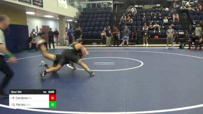 197 lbs Consi Of 8 #2 - Ricardo Cardona, Rio Hondo vs Devin Peries, East Los Angeles