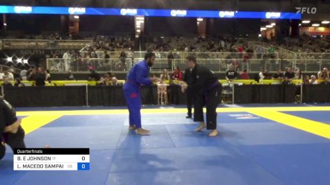 BRANDON E JOHNSON vs LUCAS MACEDO SAMPAIO 2024 Pan Jiu Jitsu IBJJF Championship