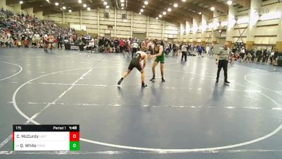 175 lbs Cons. Round 4 - Quentin White, Provo vs Chase McCurdy, Uintah