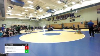 129 lbs Round Of 32 - Denzel Cisneros, Sultana vs Anthony Lucio, Fountain Valley