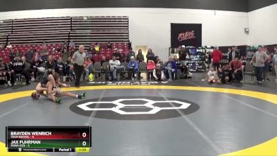 105 lbs Placement Matches (8 Team) - Brayden Wenrich, Team Revival vs Jax Fuhrman, POWA (CO)