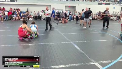 130 lbs Round 1 (6 Team) - Bryan Garcia, Eagle Empire vs Breckin Lukanich, Grapple Academy