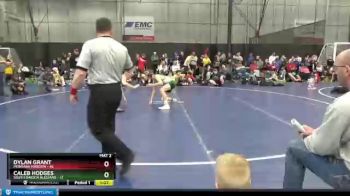 130 lbs Round 2 (6 Team) - Dylan Grant, Montana Maroon vs Caleb Hodges, South Dakota Blizzard