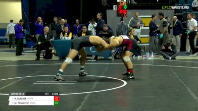 174 lbs Consi of 4 - Keaton Subjeck, Stanford vs Matt Finesilver, Duke