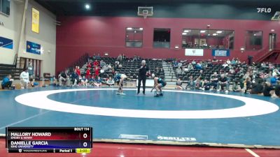 109 lbs Quarterfinal - Danielle Garcia, King University vs Mallory Howard, Emory & Henry