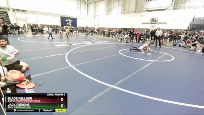 66 lbs Cons. Round 5 - Jack Perkins, Eden Wrestling Club vs Slade Kellner, Carmel Youth Wrestling Club