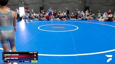 87 lbs Cons. Semi - Zaiden Hoover, CA vs Jaden Nguyen, WA