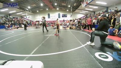 49 lbs Consi Of 8 #2 - Jasper Flager, Cleveland Take Down Club vs Lachlan Forrest, Vinita Kids Wrestling