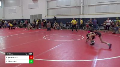 62.6-68.4 lbs 5th Place - Everly Anderson, NY vs Sophia Gibbons, MI