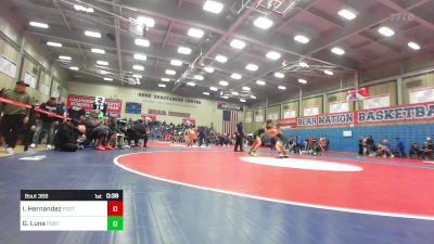 162 lbs Consi Of 16 #1 - Isaiah Hernandez, Foothill vs Gabriel Luna, Porterville