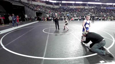 90 lbs Rr Rnd 1 - Jase Muldoon, Warsaw Wildcat Wrestling vs Ryker Hackney, X