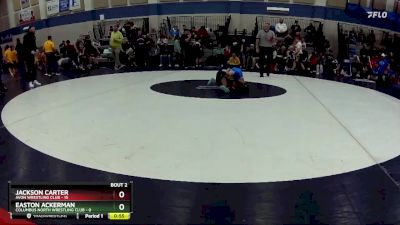 59 lbs Round 2 (3 Team) - Easton Ackerman, Columbus North Wrestling Club vs Jackson Carter, Avon Wrestling Club