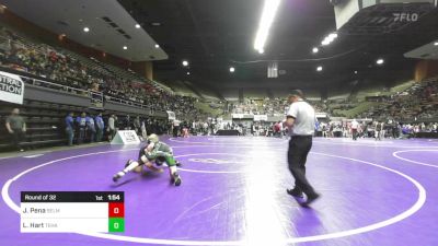 167 lbs Round Of 32 - Joe Pena, Selma vs Levi Hart, Tehachapi