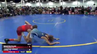 77 lbs 2nd Wrestleback (16 Team) - Braxton Plunk, Oklahoma Blue vs Christian Wright, Louisiana