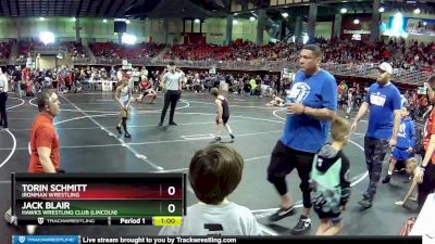 75 lbs Champ. Round 2 - Torin Schmitt, IRONMAN WRESTLING vs Jack Blair, Hawks Wrestling Club (Lincoln)