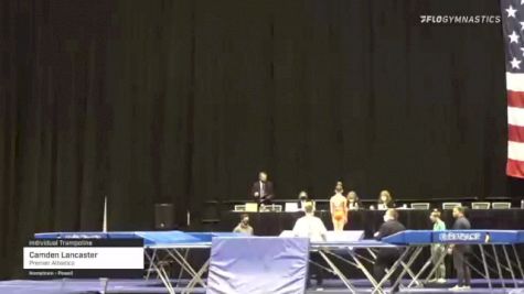 Camden Lancaster - Individual Trampoline, Premier Athletics - 2021 USA Gymnastics Championships