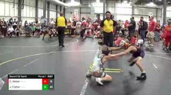 65 lbs Round 2 (6 Team) - Jett Foster, The Funky Singlets Yellow vs Calihan Weber, American Gladiators