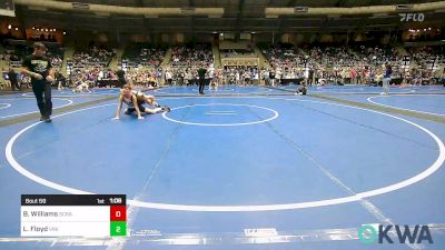 140 lbs Quarterfinal - Brody Williams, Scrap Yard Training vs Logan Floyd, Vinita Kids Wrestling