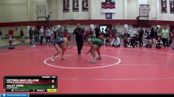 130 lbs 1st Place Match - Victoria Baez-Dillone, Umpqua Community College vs Haley Vann, Unattached