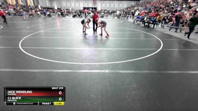 126 lbs Champ. Round 2 - Jack Wendling, Valders vs CJ Quick, Menasha