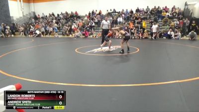 B-15 lbs Semifinal - Andrew Smith, Mount Vernon Wrestling Club vs Landon Roberts, Big Game Wrestling Club