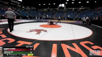 6A-190 lbs Semifinal - Ayden Flores, Maize vs Mencali En, Wichita-West