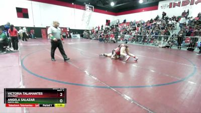 170 lbs Semifinal - Victoria Talamantes, Hillcrest vs Angela Salazar, Santa Ana