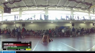 126 lbs Champ. Round 1 - Jakob Jones, Garrett Wrestling Club vs Kenneth Sellers, Indiana