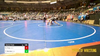 160 lbs Quarterfinal - Cash Frey, Ubasa vs Talon Worden, King Select