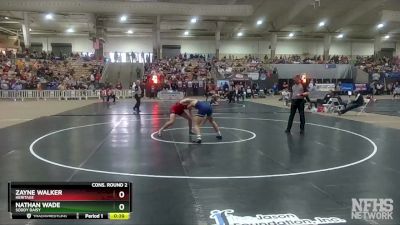 A 190 lbs Cons. Round 2 - Nathan Wade, Soddy Daisy vs Zayne Walker, Heritage