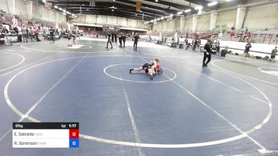 81 kg 2nd Place - Emilio Salcedo, Tucson Cyclones vs Ryan Sorenson, Chargers Wrestling Club