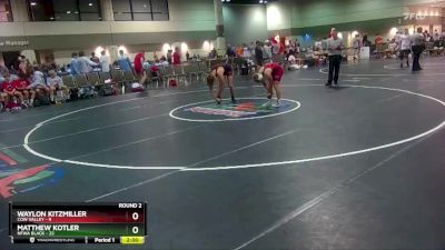 152 lbs Round 2 (16 Team) - Matthew Kotler, NFWA Black vs Waylon Kitzmiller, Cow Valley