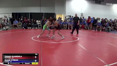 110 lbs Placement Matches (8 Team) - Thiago Guardiola, Wisconsin vs Shane Stream, Illinois