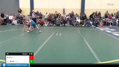 70 lbs Cons. Round 2 - Logan `Beast Dawg` Grant, LaCrosse Area Wrestlers (LAW) vs Monti Fry, Revolution Training Club