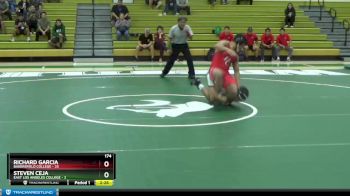 174 lbs Finals (2 Team) - Richard Garcia, Bakersfield College vs Steven Ceja, East Los Angeles College