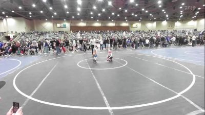 43 lbs Quarterfinal - Nayelli Romero, Salem Elite Mat Club vs Neo Nielson, Ruby Mountain WC