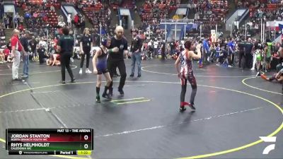 60 lbs 5th Place Match - Rhys Helmholdt, Caledonia WC vs Jordan Stanton, North Branch Youth WC