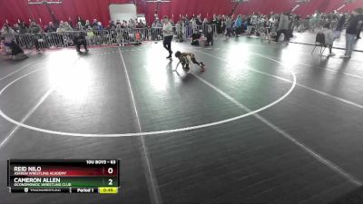 63 lbs Quarterfinal - Reid Nilo, Askren Wrestling Academy vs Cameron Allen, Oconomowoc Wrestling Club