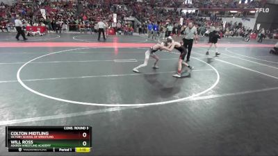 85 lbs Cons. Round 3 - Will Ross, Askren Wrestling Academy vs Colton Midtling, Victory School Of Wrestling