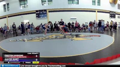 132 lbs Cons. Round 4 - Preston Hammond, Midwest Regional Training Center vs Hunter Banet, Floyd Wrestling Club