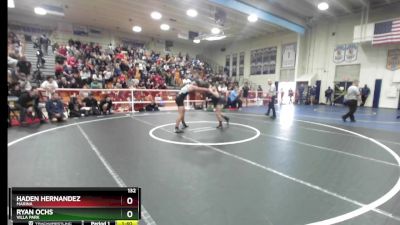 132 lbs Semifinal - Haden Hernandez, Marina vs Ryan Ochs, Villa Park