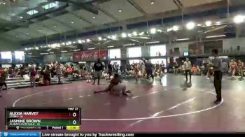 120 lbs Round 2 (10 Team) - Alexia Harvey, Storm vs JASMINE BROWN, Alabama Elite Gold